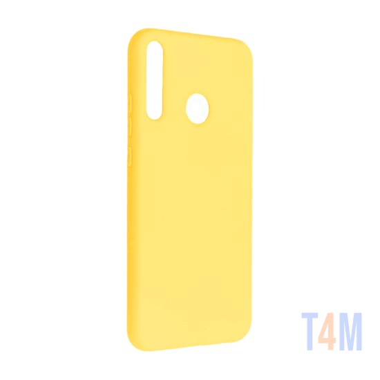 Silicone Case for Huawei P40 Lite E/Honor 9c Yellow